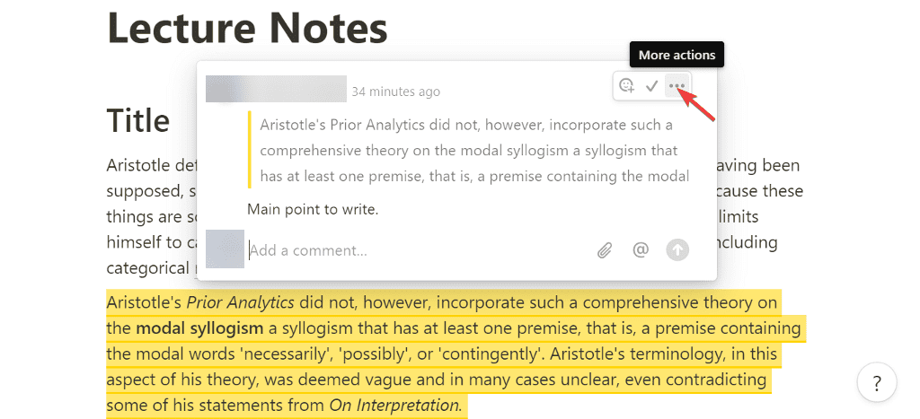 how to edit comment in notion step 1 1